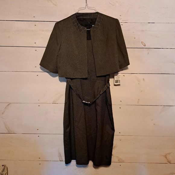 Jessica Howard petite two piece belted dress. Size 10. New with tags - Picture 1 of 12